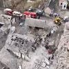 Zastrašujući snimak dronom nakon ruskog napada, raketa uništila kuće u Lavovu