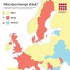 Mapa pokazuje šta preferira Evropa - pivo, vino ili "žestina": Evo koje piće vole građani BiH