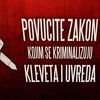 Usvajanje zakona kojim se kriminalizira kleveta je uvod u otvorenu represiju