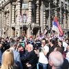 Protesti desnice u Beogradu, blokiran saobraćaj kod Vlade Srbije