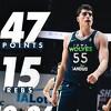 Luka Garza briljirao u posljednjoj utakmici sezone u NBA razvojnoj ligi, ubacio je čak 47 poena