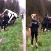 Nogometašice SFK 2000 herojskom reakcijom spasile vozača od upadanja u rijeku
