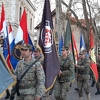 Obilježavanje godišnjice HVO-a: Kroz Mostar održan vojni mimohod sa ratnim zastavama