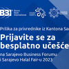 Javni poziv privrednicima za besplatno učešće na Sarajevo Business Forumu i Sarajevo Halal Fairu
