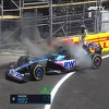 Verstappen najbrži na jedinom treningu u Azerbejdžanu, Gaslyjev bolid završio u plamenu