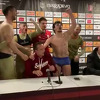 Igrači Sarajeva upali na pressicu i ludo proslavili pobjedu: Niko nije volio trenera kao mi Mirzu