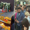 Banjalučani na trgu pale svijeće za žrtve masakra u Beogradu