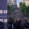 Vučić o jučerašnjim protestima u Beogradu: Precizno su prebrojani, bilo je 9.000 ljudi
