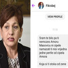 Čolo objavila uvrede koje je dobila nakon napuštanja SDA: Sve imaju istog mentora
