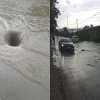 Pljusak u Sarajevu izazvao probleme, voda odnijela nekoliko poklopaca sa šahtova