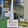 Radnici blokirali ulaz u firmu "Zrak" kako bi spriječili stečajnog upravnika da im da otkaze