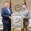 Košarac ispratio Tegeltiju iz Sarajeva: Poklonio mu sliku Principovog mosta