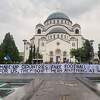 Navijači Rumunije svratili u Beograd i velikom parolom poslali poruku Kosovu