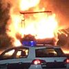 Haos na magistrali kod Semizovca, izgorjela prikolica kamiona