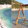 Želite uživati na ljuljački u moru? Posjetite plažu koja se nalazi nedaleko od Neuma