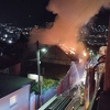 Veliki požar na kući u Odobašinoj ulici u Sarajevu