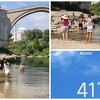 U Mostaru živa dosegla 41 stepen, turisti spas od vrućine tražili u Neretvi ispod Starog mosta
