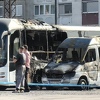 Zenica: Na autobuskoj stanici jedan autobus izgorio, na drugom pričinjena velika šteta