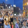 Novi masovni protesti u Beogradu: Desetine hiljada građana šetalo do zgrade Radio televizije Srbije