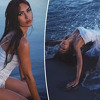 Megan Fox pozirala u mokroj prozirnoj haljini na obali i u moru