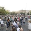 Protesti u Beogradu počeli minutom šutnje za žrtve u Gradačcu