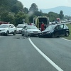 Tri automobila učestvovala u sudaru kod Žepča, povrijeđene dvije osobe