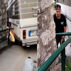 Mađar zaglavio kamper vozilo u uskoj sarajevskoj ulici pa isjekao rukohvat da prođe