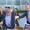 Ekološki aktivisti u akciji: Direktor Ryanaira dobio pitu u lice