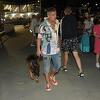 Sergej Trifunović se s psom zbog kojeg je priveden pojavio na dočeku srbijanskih košarkaša