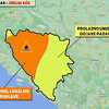 Padavine večeras stižu prvo u zapadni dio BiH, sutra kiša i osjetno hladnije u većem dijelu zemlje