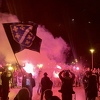 Veliko osiguranje "ispratilo" Fanaticose: Bh. navijači u korteu krenuli ka Bilinom polju