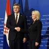 Andrej Plenković stigao u Sarajevo, sastaje se sa Borjanom Krištom