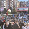 Palestinska zastava vijori se iz Zenice: Više od hiljadu građana na skupu podrške narodu Gaze
