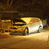 Sarajevo: Izgorio automobil na Grbavici, policija vrši uviđaj