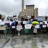 U centru Kijeva održani protesti, građani tražili rokove za demobilizaciju