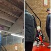 Navijači Uniteda u šoku nakon što su im dijelovi plafona Old Trafforda pali na glavu