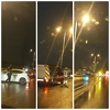 Udes na autoputu kod Vogošće, automobil udario u zaštitnu ogradu