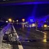Saobraćajna nesreća na autoputu kod Sarajeva iz pravca Konjica, vozilu od siline udarca ispao motor