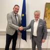 Direktor IDDEEA-e Almir Badnjević održao sastanak sa Sattlerom, razgovarano o saradnji sa EU