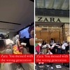 Društvenim mrežama kruže snimke protesta u radnjama Zare: Zezali ste se s pogrešnom generacijom