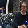 Demonstranti u Beogradu razlupali vrata i prozore na zgradi Skupštine, vanredno se obratio Vučić