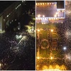 Vučić tvrdio da je na protestima u Beogradu bilo 2.490 ljudi, snimci iz zraka ga demantuju