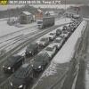 Kilometarske kolone na graničnim prijelazima sa Hrvatskom, snijeg otežava saobaćaj na putevima