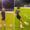 Jabuka ne pada daleko od stabla: Ronaldov sin izveo slobodnjak i oduševio milion ljudi