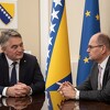 Komšić primio Schmidta: Prvo uvesti integritet izbornog procesa pa onda sve ostalo