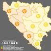 Zbog udara vjetra u Bosni i Hercegovini na snazi narandžasti meteoalarm