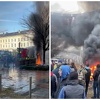 Haos na trgu: Poljoprivrednici blokiraju Brisel, pale gume u blizini Evropskog parlamenta