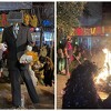 U Mostaru na karnevalu na lomači spaljen "Duo Centos Zemljarušić", asocira na jednog od braće Mamić