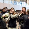 Lana Pudar u Sarajevu dočekana uz poruke na aerodromu, pozirala je s medaljom