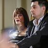 Faris Pinjo i hrvatska glumica Ana Uršula Najev snimljeni u prvom zajedničkom javnom pojavljivanju